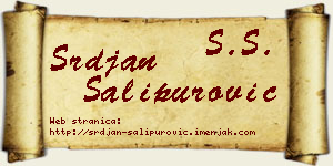 Srđan Šalipurović vizit kartica